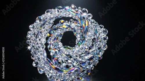 Liquid Diamond Spiral