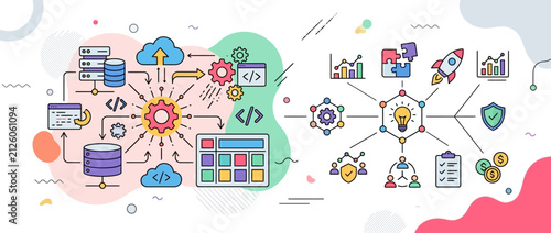 Comprehensive business strategy planning 100 percent for digital transformation and startup success