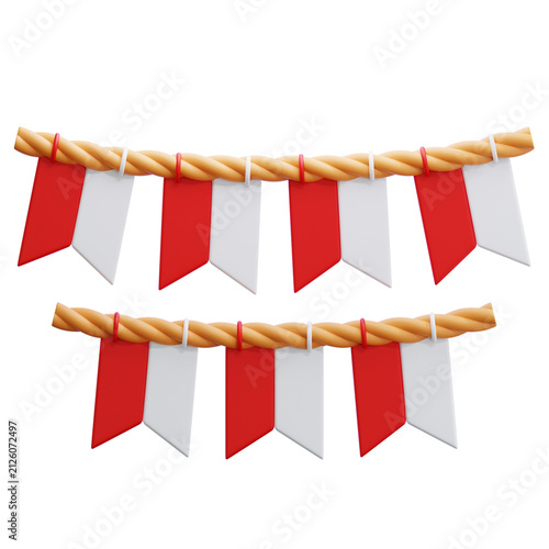 Konstfotografi 03 indonesian flag decoration