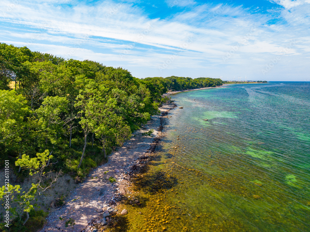 Obraz premium Katharinenhof Coast, Fehmarn Island, Baltic Sea, Germany