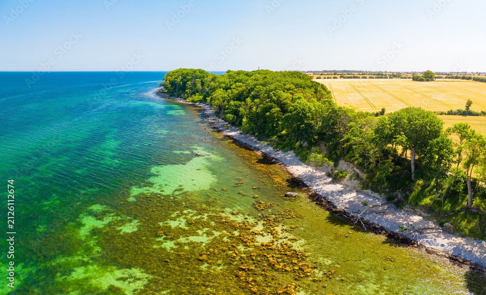 Obraz premium Katharinenhof Coast, Fehmarn Island, Baltic Sea, Germany