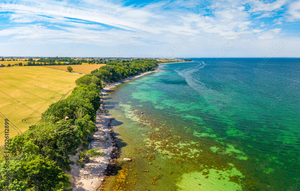 Obraz premium Katharinenhof Coast, Fehmarn Island, Baltic Sea, Germany