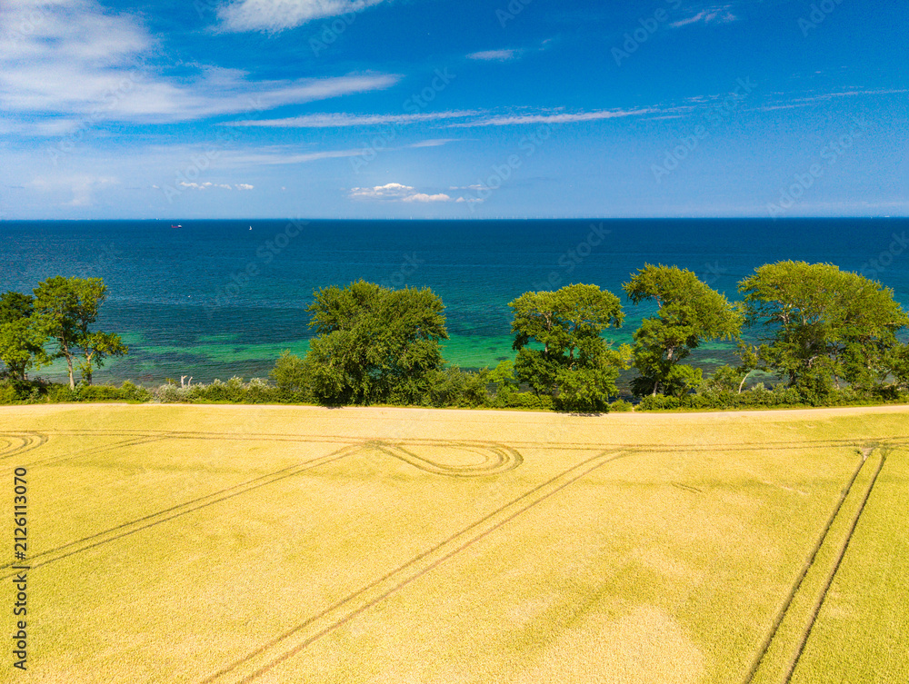 Obraz premium Katharinenhof Coast, Fehmarn Island, Baltic Sea, Germany