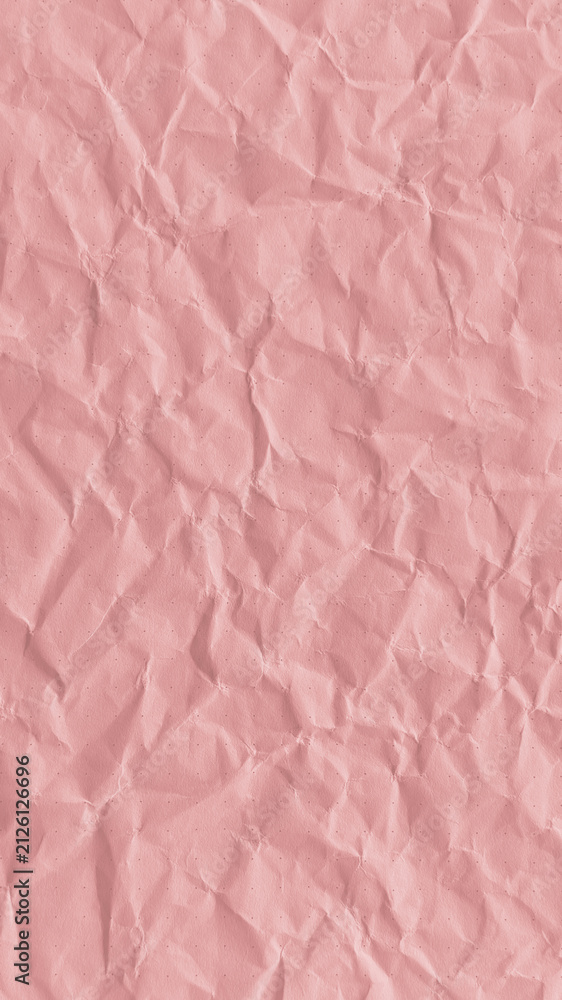 Fototapeta premium Textured pink crumpled paper mobile wallpaper