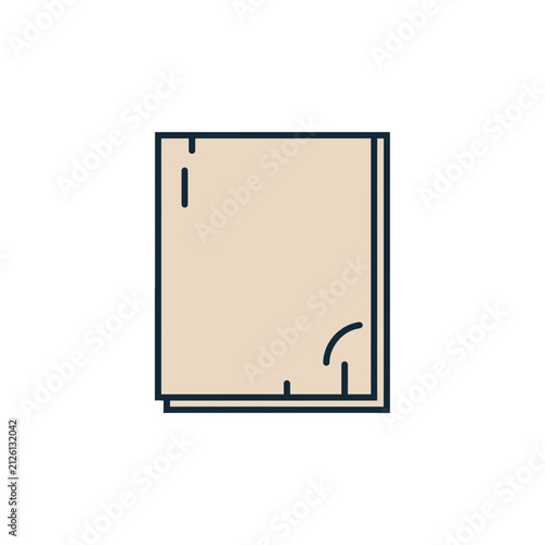 Drywall panel construction material vector icon on transparent background