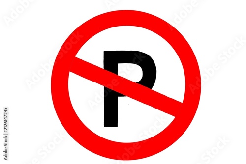 Foto no parking sign