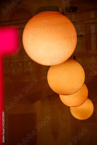 фотографія hanging lamps