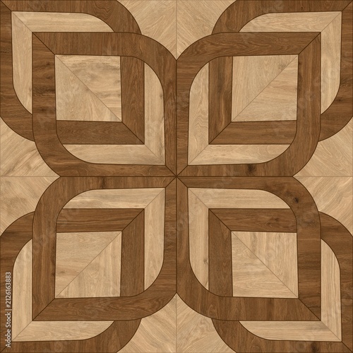 Modern Geometric Seamless Tile Pattern collection with Wood, Marble, and Concrete Textures for Interior Floor and Wall Design. High-resolution seamless geometric tile pattern background 