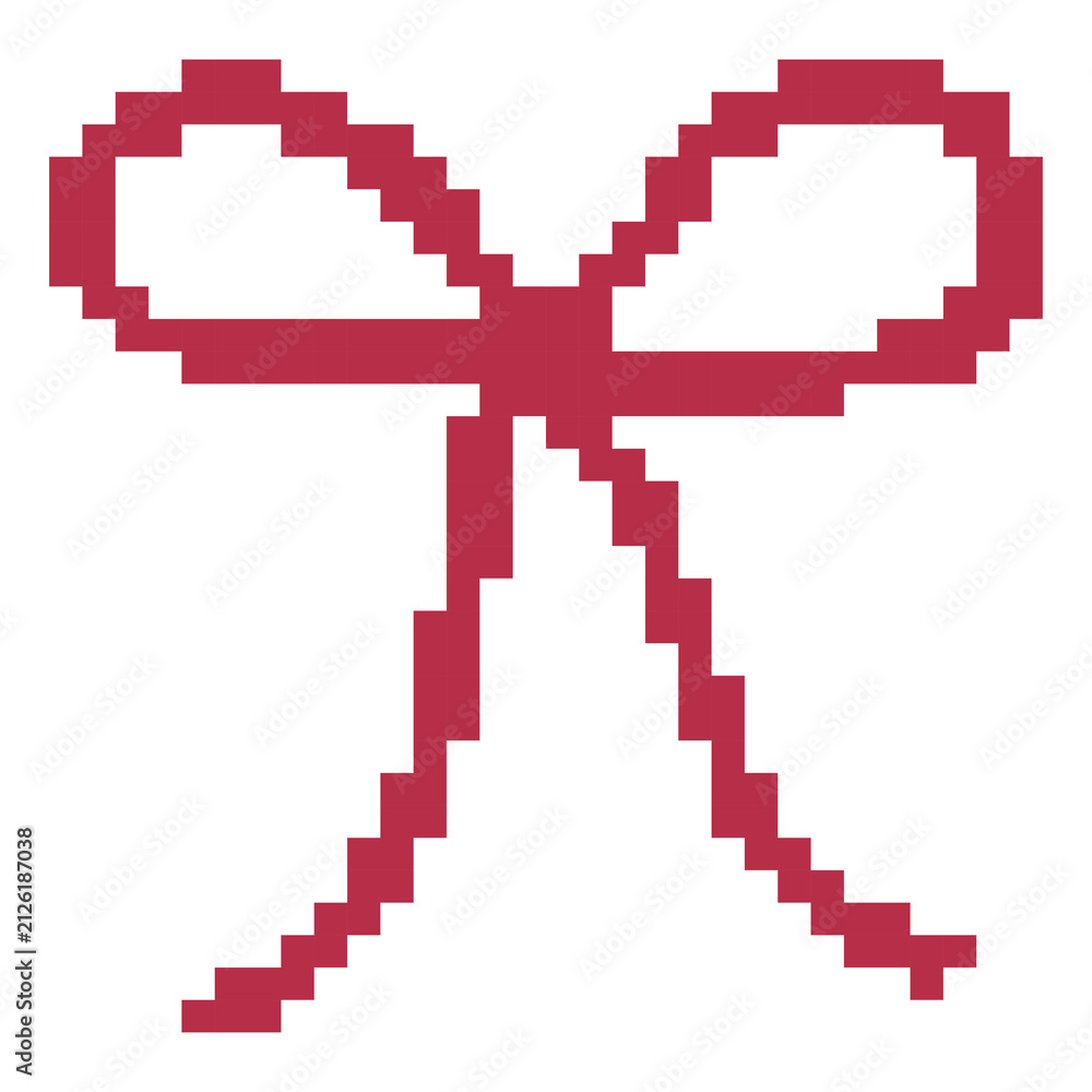 Fototapeta premium Emboroidery cross stitch aesthetic pixel art