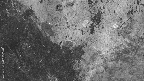 Cuadro en lienzo Dark concrete texture with natural stains in monochrome