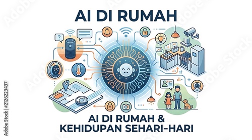 Smart home ecosystem with central artificial intelligence control