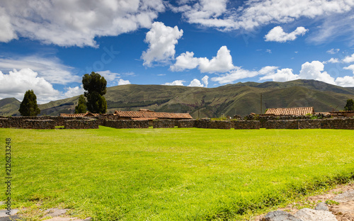 Raqchi is an Inca archaeological site in Peru located in the Cusco
