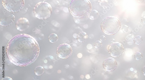 Floating Bubbles in Soft Light