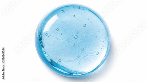Clear Blue Gel Orb Water Bubble