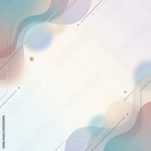 Elegant luxury abstract background with gradient waves and golden lines