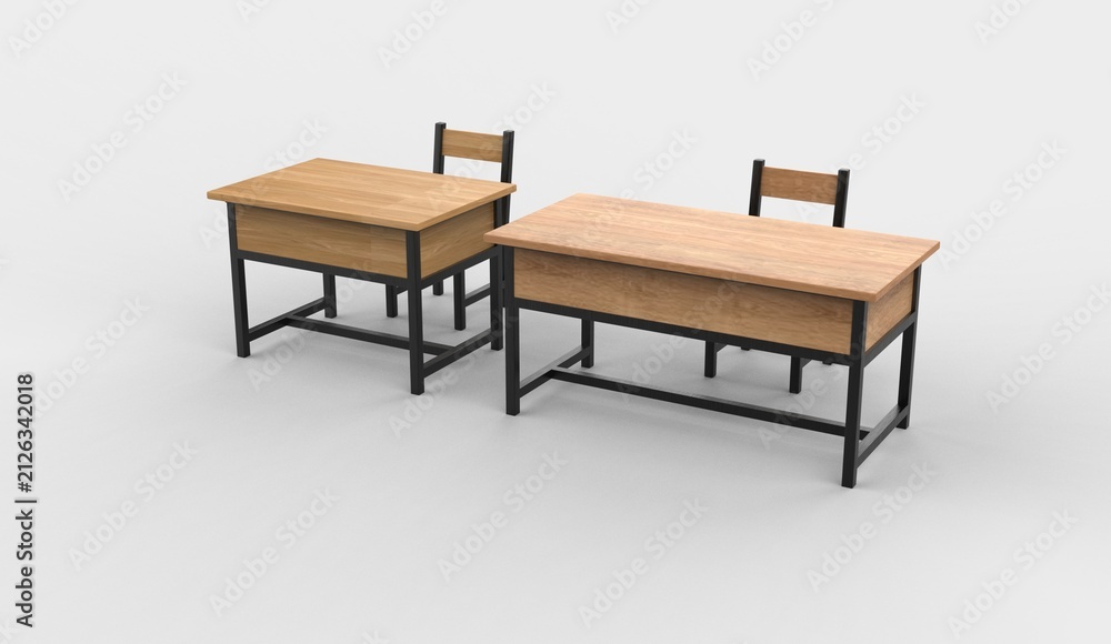Fototapeta premium student desk 