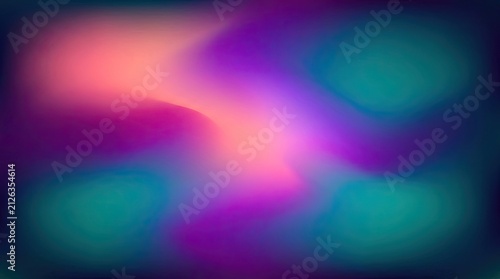 Vibrant abstract gradient mesh background. Modern colorful blurred backdrop with purple and teal colors.