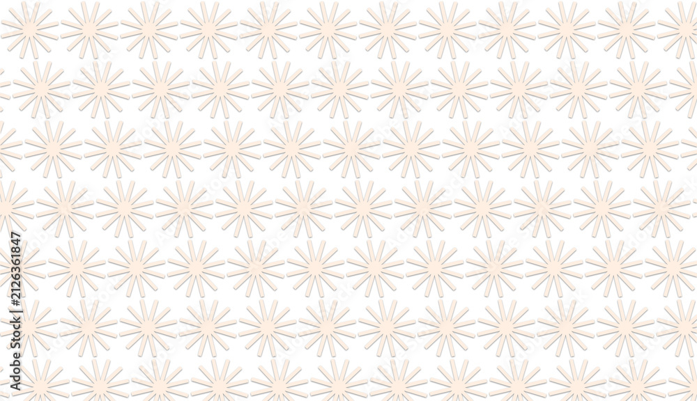 Fototapeta premium Elegant Geometric Pattern, simple illustration, pattern, pattern background, illustrated background, star-patterned background, light-patterned background 2
