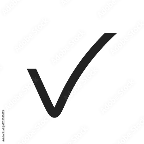 Black Tick Mark and checkmark 