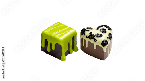 Halloween treats with spooky designs