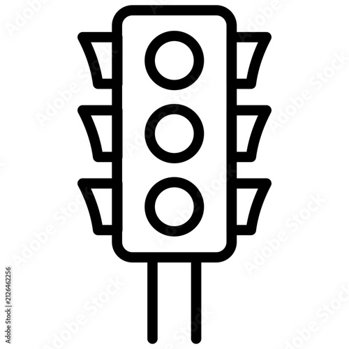Traffic Light Controlling Road Traffic