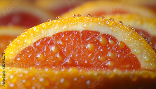 Close Up of a Fresh Orange Fruit with Vibrant Citrus Texture
