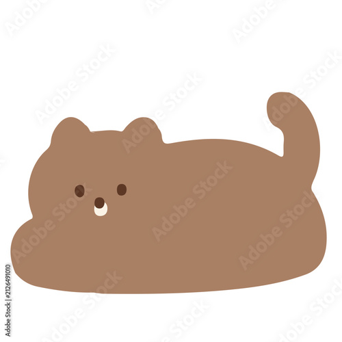 Minimalist Cute Simple Cats SVG Vector