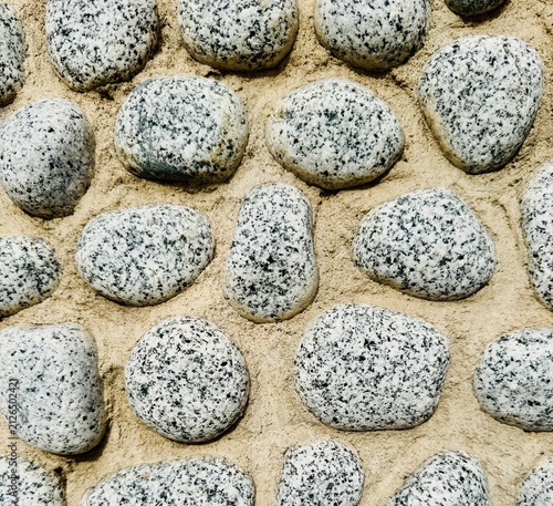 Photography stones on the beach