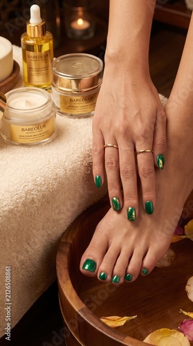 manicure and pedicure