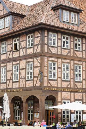 Fachwerkhäuser in Hildesheim am Marktplatz