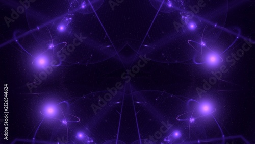 purple glowing dots on dark background, futuristic, digital, neon, space, stars, night sky, technology, science, research