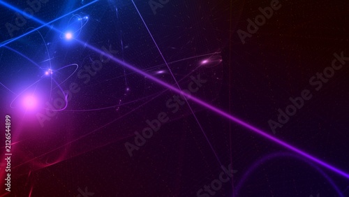 vibrant purple laser beams, glowing light, digital energy, futuristic design, neon glow, star