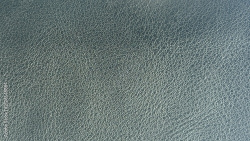Slate Grey Pebble Grain Leather Texture Surface Close Up