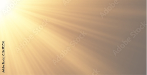 Quadro su tela Minimalist dreamlike sunset glow gradient for organic product mockup