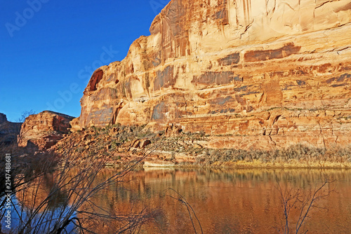 	
Colorado River Valley, Utah in winter	