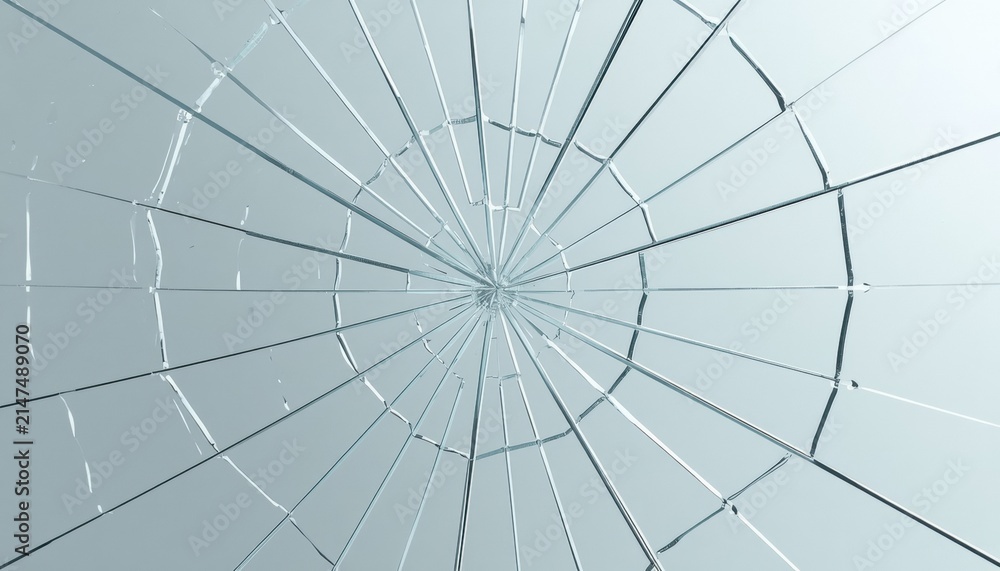 Fototapeta premium Cracked Laminated Glass Texture Background
