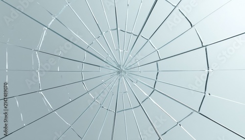 Cracked Laminated Glass Texture Background