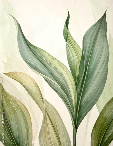 green leaves background