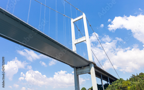 Istanbul Bosphorus Bridge. 15 July Martyrs Bridge. Istanbul, Turkey.