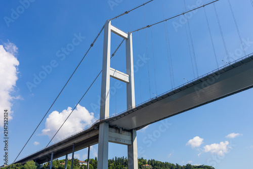 Istanbul Bosphorus Bridge. 15 July Martyrs Bridge. Istanbul, Turkey.