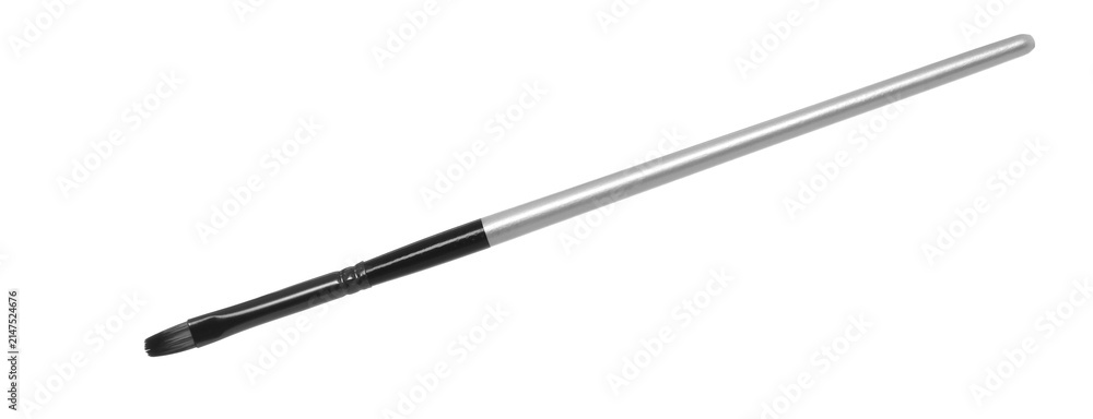 Obraz premium Brush painting isolated on white background, clipping path