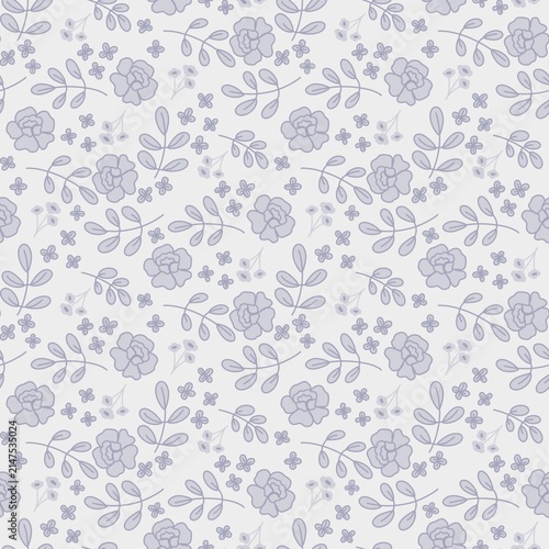seamless pattern with flowers