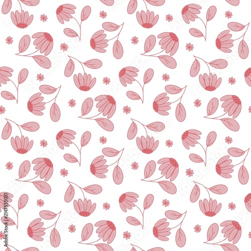 seamless background with flower