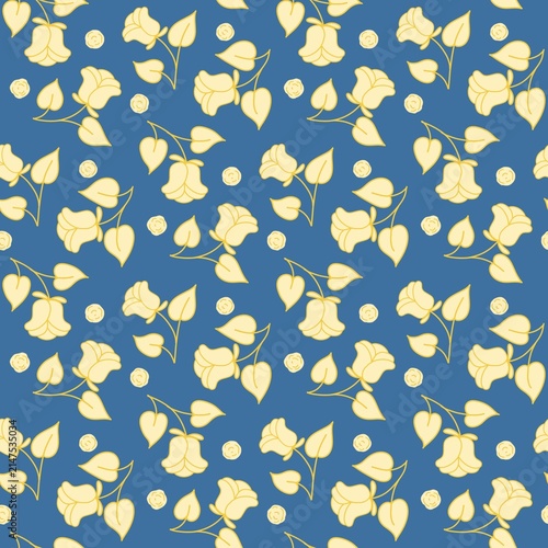seamless pattern with flowers