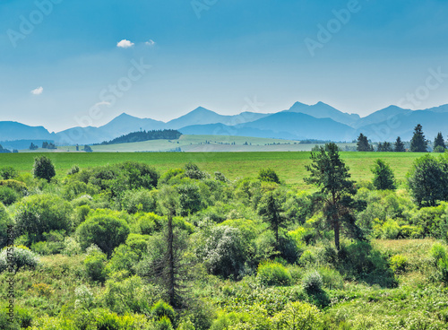 landscape with mountains
