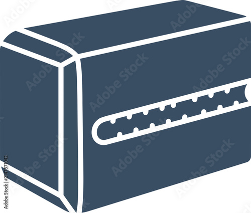 Foto Industrial Blue Chalk Block for Professional Layout and Marking