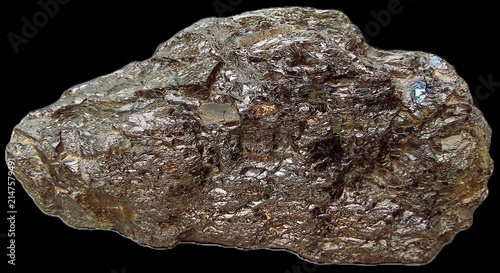 Obraz na płótnie Raw iron ore mineral specimen