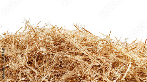 Close-up of Dry Straw Texture for Agriculture and Farming Backgrounds.