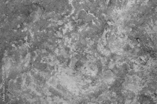 Rough Stone Texture with Dense Black Halftone Dot Grid