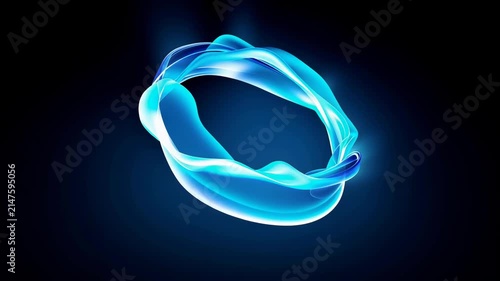 Glowing Blue Energy Circle